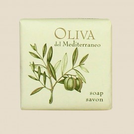 Savon 20 g sous papier de la collection Oliva del Mediterraneo